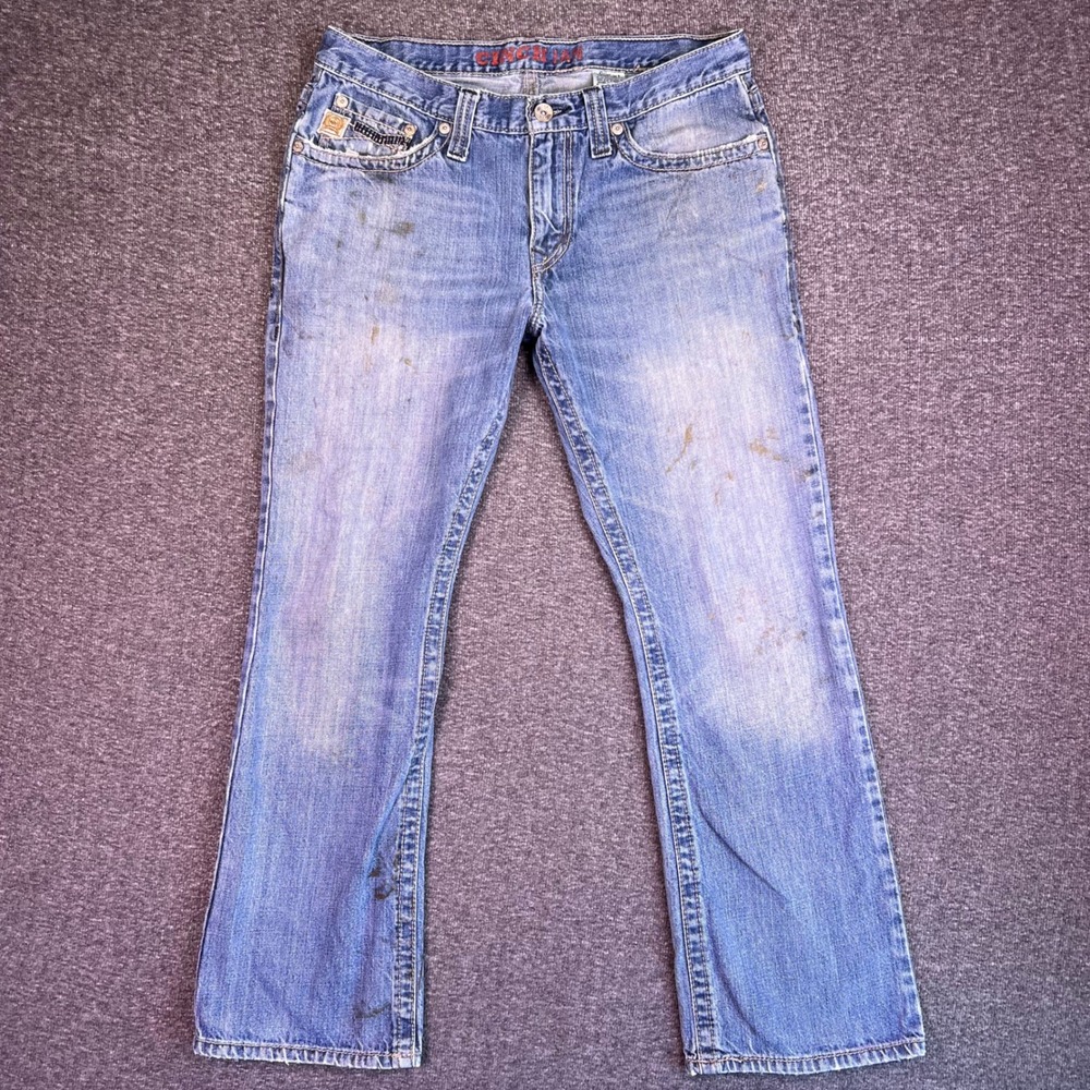 Cinch Jeans Men 33x30 Blue Ian Slim Straight Cowboy Rodeo Western Workwear Denim